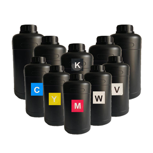 1000ml YMCKW <strong>Varnish</strong> 6 Colors Cup Wrap Transfers Sticker <strong>Digital</strong> Printing UV for for for Printer XP600 I3200 I1600 - Product Image 1