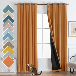 <span class=keywords><strong>Tende</strong></span> Oscuranti di Lusso e di Alta Gamma in Stile Moderno con Goffratura, Colore Arancione, Produzione di Shaoxing - Product Image 1