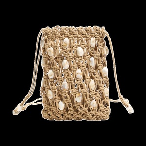 Ins Hot Sale Fashion All-match Popular Woven Single Shoulder Crossbody Phone <strong>Bag</strong> Summer Nylon Rope <strong>Solid</strong> Color Polyester New <strong>Bag</strong> - Product Image 6