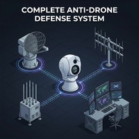 Système photoélectrique EO/IR avancé à plateau tournant, portée 5 km, pour la protection des frontières et les sites d'infrastructure critiques, IP67