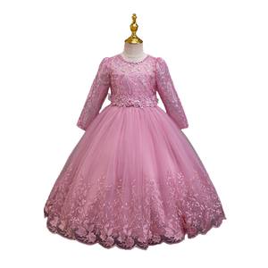 All'ingrosso In-Stock per bambini abito In pizzo a maniche lunghe <span class=keywords><strong>farfalla</strong></span> abito <span class=keywords><strong>da</strong></span> passerella per ragazze regalo di natale - Product Image 5