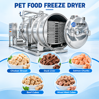 Machine de lyophilisation sous vide entièrement automatique de 30 m² pour la fabrication d'aliments pour animaux de compagnie / Machine de lyophilisation de la viande / Lyophilisateur pour aliments pour animaux de compagnie