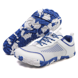 Chaussures de randonnée en mesh pour hommes, bout rond, respirantes, semelle extérieure en caoutchouc, semelle intermédiaire en EVA, toutes saisons, chaussures de marche en plein air - Product Image 4