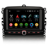 Système stéréo de voiture Android 16 Erisin ES6554L pour Fiat 500L 2012-2017, GPS multimédia, WiFi, CarPlay, autoradio, carte SD 4 Go