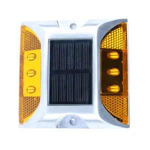 Wistron Reflective Road Stud With LED Cat Eye Solar Ojo De Gato Viales Traffic Warning Product