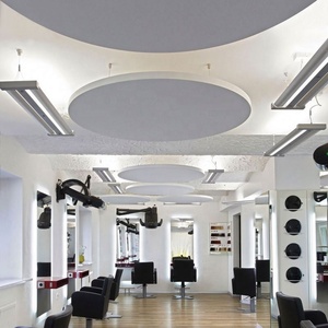 Materiali fonoassorbenti assorbitori acustici insonorizzanti pannelli soffitto soffitto nuvola unità acustica - Product Image 3