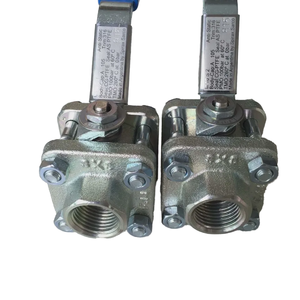 Vanne à bille pneumatique Spirax Sarco M10S2/M10S2RB/M10SI2BR à raccord fileté en acier au carbone - Product Image 1