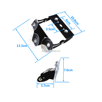 Support de fixation à ventouse pour feux de pare-chocs de voiture, support de montage pour feux stroboscopiques, support de feux pour pare-brise avant et arrière