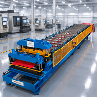 Machine de formage de tôles de toiture trapézoïdales à double couche entièrement automatique et personnalisée