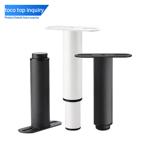 Toco White Modern Decorative Metal Bed Frame Legs Height Adjustable <strong>Sofa</strong> Bed Support <strong>Riser</strong> for Kitchen Living Room Furniture - Product Image 4