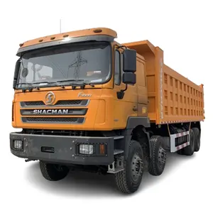 Camion benne shakman 8x4 12 roues 50 tonnes camion à benne basculante shacman d'occasion pour l'Afrique pour le transport minier