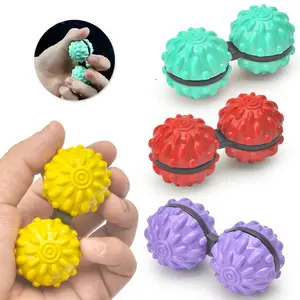 Многофункциональный Спиннер, массажный мяч для пальцев, игрушка для снятия стресса, вращающийся мяч для декомпрессии пальцев с функцией массажа