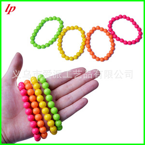 LPP4363 Neon Party Set Necklace <b>Bracelet</b> Earrings Gloves Socks Rose <b>Red</b> Green Yellow Pink Birthday Props - Product Image 5