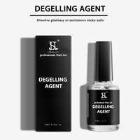 Dissolvant de colle à ongles HS 10ml, Dissolvant d'adhésif pour strass, SANS HEMA TPO MEHQ, Non toxique, Vegan, Flacon, Designer français, DIY