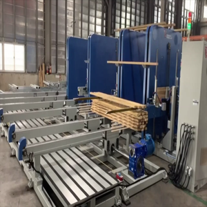 Nueva condición Junta de dedo Tablero de madera Apilador automático Transportador Estilo vertical - Product Image 2