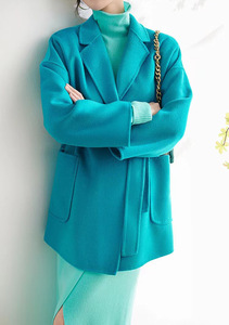 Manteau long en laine de haute qualité pour femmes, <span class=keywords><strong>trench</strong></span>-coat d'hiver, style vintage, 100% laine, manteaux pour femmes - Product Image 5