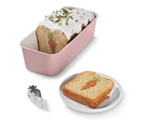 Moule à gâteau antiadhésif, moule à pain rectangulaire en acier au carbone personnalisé avec emporte-pièces en forme