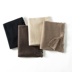 Chal de Cachemira Suave para Mujer, Otoño Invierno, Primavera, Nuevo, Cálido, Color Sólido, con Borlas, Tejido, para Todas las Temporadas, para Musulmanas - Product Image 4