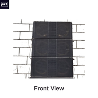 Sistema de Sonido Pat LL210 con Altavoces Line Array Dobles de 10 Pulgadas, 1200W de Potencia Máxima, Carcasa de Madera Portátil, Ecológico, para Giras, DJ en Vivo y Música