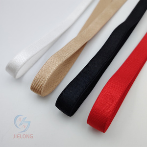 Venta al por mayor antideslizante terciopelo brillante cinturón elástico 1mm de espesor para damas sujetador y hombro ropa interior banda de costura diseño antideslizante - Product Image 4