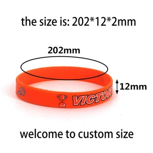Youmigift Bracelet en silicone à prix de gros avec taille réglable, bracelet en caoutchouc personnalisable avec impression de logo et texte - Product Image 3