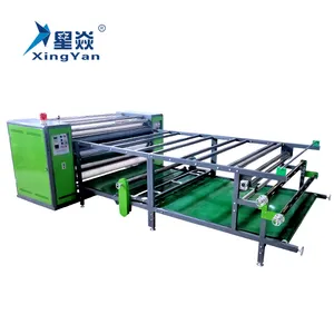 Xingyan 600*1900mm Sublimation Rotary Roll To Roll Calendar Apparel Rotary Heat Transfer Machine For Industrial