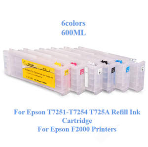 Coloink — cartouche d'encre Supercolor 700 ml/pièce, rechargeable, avec puces, pour imprimante <span class=keywords><strong>EPSON</strong></span> <span class=keywords><strong>SC</strong></span> F2100, couleur SURE, <span class=keywords><strong>F2000</strong></span>, F2100 - Product Image 4