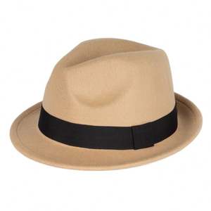 Sombreros Fedora Clásicos Vintage Unisex al por Mayor - Diseño Liso, Color Personalizado, para Fiestas y Pesca - Product Image 1