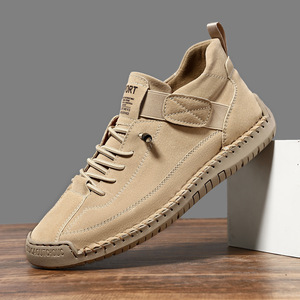 Лидер продаж, сшитые вручную женские туфли большого размера на плоской подошве повседневные туфли для мужчин и женщин - Product Image 5