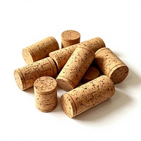Tapón Hermético para Botellas de Vino, Corcho Natural Reutilizable, Mantiene el Vino Fresco, Sellador de Corcho de Grado Alimenticio para Botellas