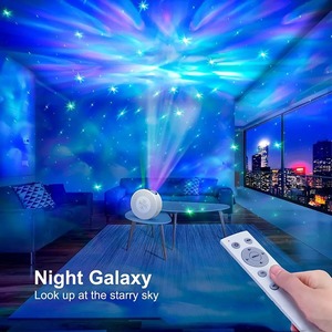 Cielo estrellado estrella proyector luz colorida Ola del Océano galaxia luz dinámica galaxia estrella noche luz para dormitorio sala de juegos fiesta - Product Image 4