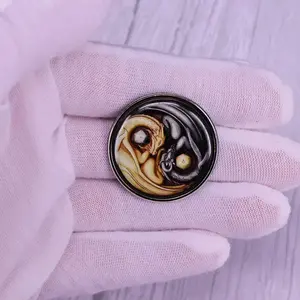 Divertidos pines de esmalte de dibujos animados con diseño de dragones, broches de metal para chaqueta, insignias de solapa de mezclilla, joyería para mochila, regalos para amigos - Product Image 2