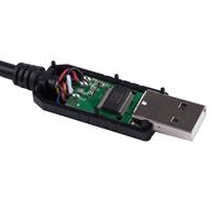Cable convertidor de adaptador serie USB a DB25 RS232, módem nulo para Sharp X68K X68000 PC, Cable de programación de comunicación