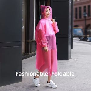 Fabrika Fiyatı Özelleştirilebilir Açık Hava Seyahat Su Geçirmez Tek Kullanımlık Nefes Alabilen Yumuşak Yetişkin Promosyon Acil Durum Yağmurluğu - Product Image 2