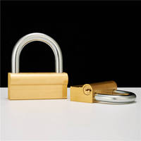 Cadenas carré en laiton étanche de haute qualité avec clé, antivol, durable, prix d'usine, vente chaude