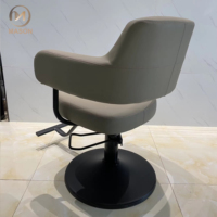 Fauteuil de Barbier Hydraulique Réglable en Cuir PU Blanc, Rotation à 360 Degrés, Inclinable, Mobilier de Salon – Vente en Gros
