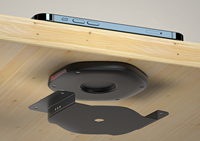 CE ROHS FCC Maximisez votre espace de vie au bureau Chargeur sans fil longue distance caché sous la table 30 mm Protection OTP/OVP