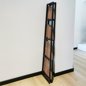 Folding corner <b>shelf</b>, floor <b>shelf</b>, storage rack, flower rack, <b>bedroom</b> corner <b>shelf</b>, no-drill tripod, customizable. - Product Image 3