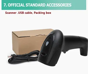 Codable LK1300 Handheld 1D Laser Barcode Leser billig Einzelhandel Barcode Scanner wie LS2208 1250G MS5145 MS9540