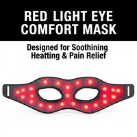 Appareil de beauté pour la thérapie oculaire à la lumière rouge, masque oculaire chauffant à photons, appareil de soin des yeux en silicone LED pour la maison