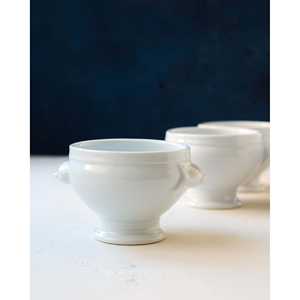 Cocotte en porcelaine blanche Mirellas Limoges Dutch Oven - Product Image 2