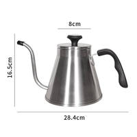 Bouilloire à café en acier inoxydable 304 de haute qualité avec thermomètre