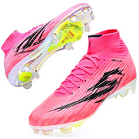 Chaussures de football en promotion – Crampons FG avec plaque carbone, coussin d'air, semelle TPU respirante pour terrain gazonné – Unisexe, pour matchs en extérieur – Vente directe usine