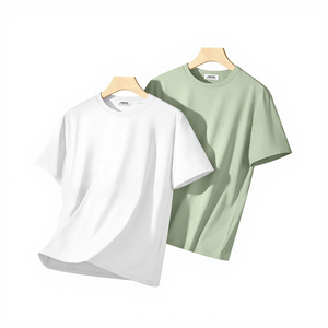 Men's <strong>Bamboo</strong> <strong>Fiber</strong> Cotton Crew Neck Short Sleeve Undershirt <strong>T-Shirt</strong> Cool Feeling Breathable Soft Eco-Friendly Moisture-Wicking - Product Image 1