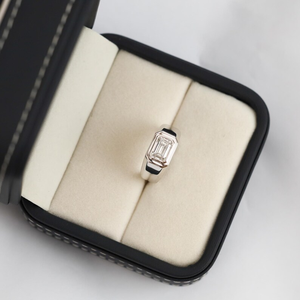 Anillo de Sello con Diamante Cultivado en Laboratorio Más Vendido, Anillo de Dedo Índice o Pinky de Oro Sólido con Engaste de Bisel, Anillo de Boda Minimalista, Elegante Regalo de Joyería - Product Image 2