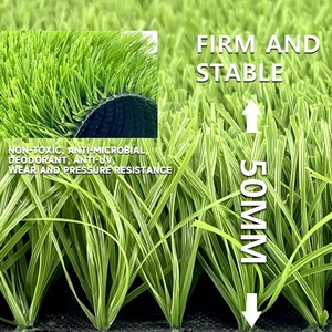 PP Matériau Synthétique 40mm Football Tennis <span class=keywords><strong>Golf</strong></span> Futsal Intérieur Extérieur Tapis Jardin Aménagement Paysager 50mm Gazon De Football Artificiel - Product Image 4