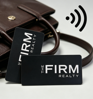 Carte NFC personnalisable, réutilisable, programmable, puce 13,56 MHz, carte NFC en PVC