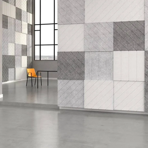 <span class=keywords><strong>Dalle</strong></span> <span class=keywords><strong>acoustique</strong></span> moderne en polyester coloré avec NRC 0.9, ignifuge, certifiée CE, pour la réduction du bruit de bureau et la décoration <span class=keywords><strong>murale</strong></span> - Product Image 6