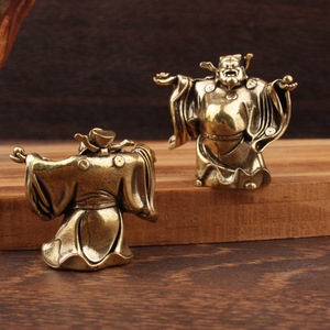 Figurine en laiton du Dieu de la Richesse, décoration Feng Shui pour la maison et le bureau, ornement de salon, cadeau du Nouvel An chinois - Product Image 2