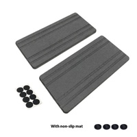 Ensemble de deux tapis écologiques réutilisables en boue de diatomée, absorbants l'eau et isolants thermiquement, pour table à manger, salle de bain et tasses à thé